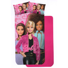 COMPLETO LENZUOLA BARBIE SOTTOLENZUOLA LENZUOLA FEDERA LETTO SINGOLO - BAR-1385
