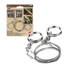 Pocket Wire Saw - 22 ' Stainless Steel saw for Camping, Hiking & Survival.