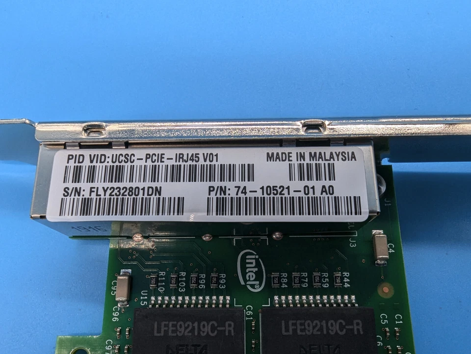 CISCO UCSC-PCIE-IRJ45 Intel Quad Port Adapter Network card I350-T4 74-10521-01 - image 3 of 4