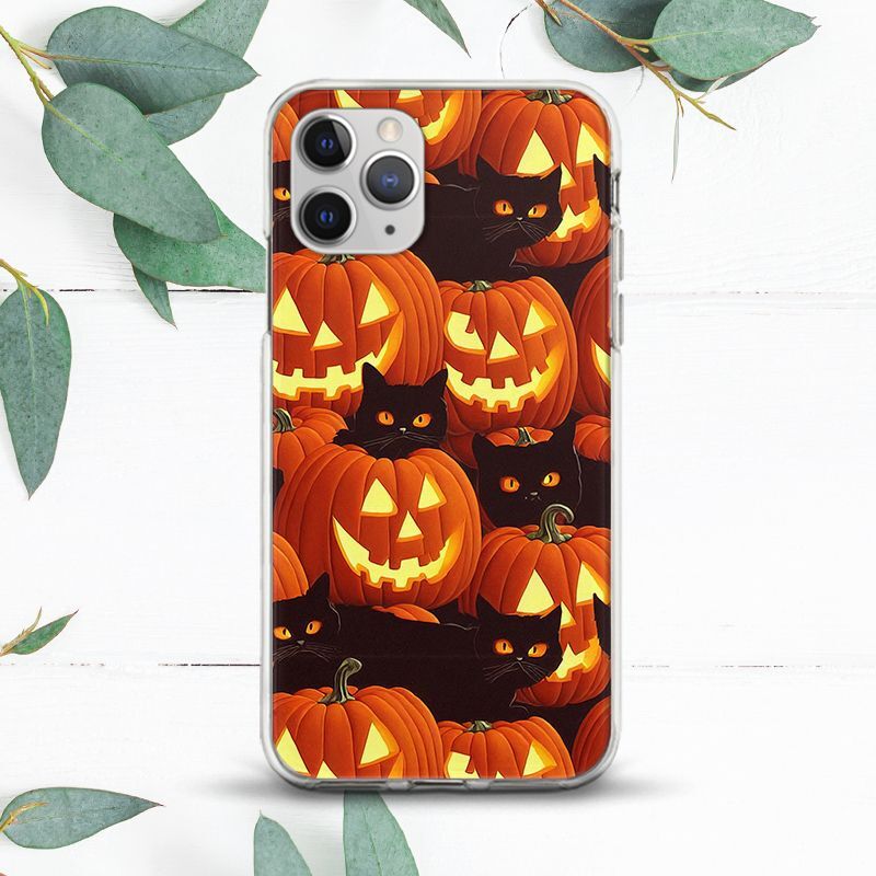 Halloween Pumpkin Black Cats Case For iPhone 7 8 X SE 11 12 13 14 15 Pro Max XR | eBay Halloween Pumpkin Black Cats Case For iPhone 7 8 X SE 11 12 13 14 15 Pro Max XR | eBay