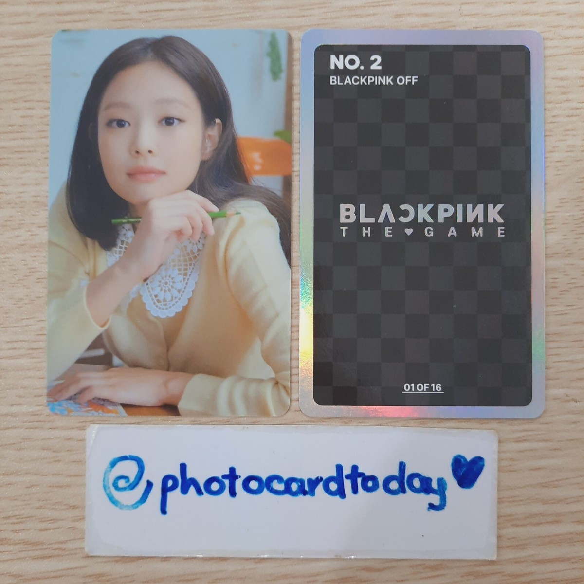 BLACKPINK THE GAME PHOTOCARD COLLECTION OFF OFFICIAL BPTG KPOP