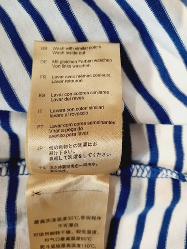 Camisa polo a rayas Scotch & Soda para hombre talla mediana impecable estado - Imagen 10 de 14