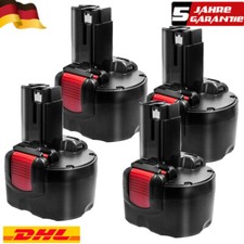 4X 9.6V Akku für Bosch PSR 960 4,8AH BAT048 BPT1041 BAT100 GSR PSR 9.6 VE-2 NiMH
