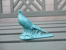 Blue Pheasant Ceramic. RARE Figurine/Vintage 70's Anglian Pottery/VGC.