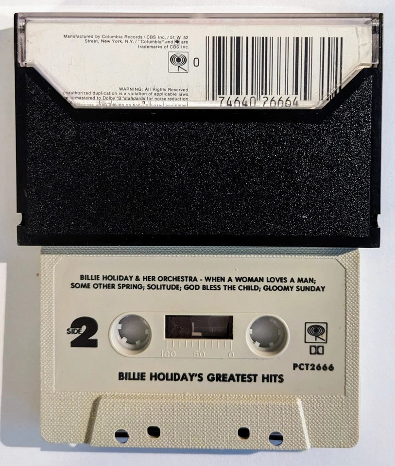 Billie Holiday’s Greatest Hits Cassette Tape  Foto 3 de 4