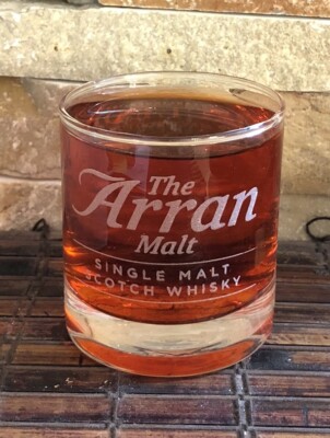 THE ARRAN MALT Collectible Whiskey Glass 8 Oz