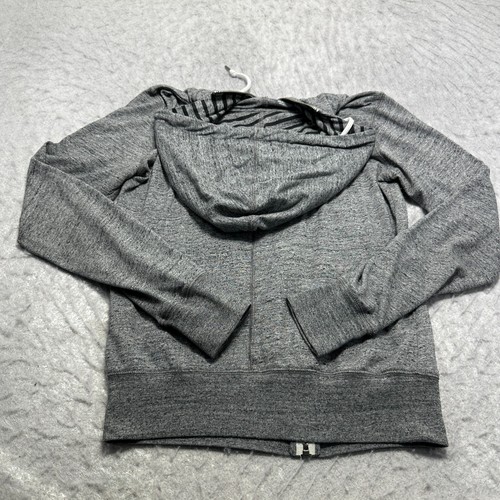 Nike Michigan State Spartans MSU Hoodie Heather Gray Full Zip Womens Size Small - Picture 11 of 13