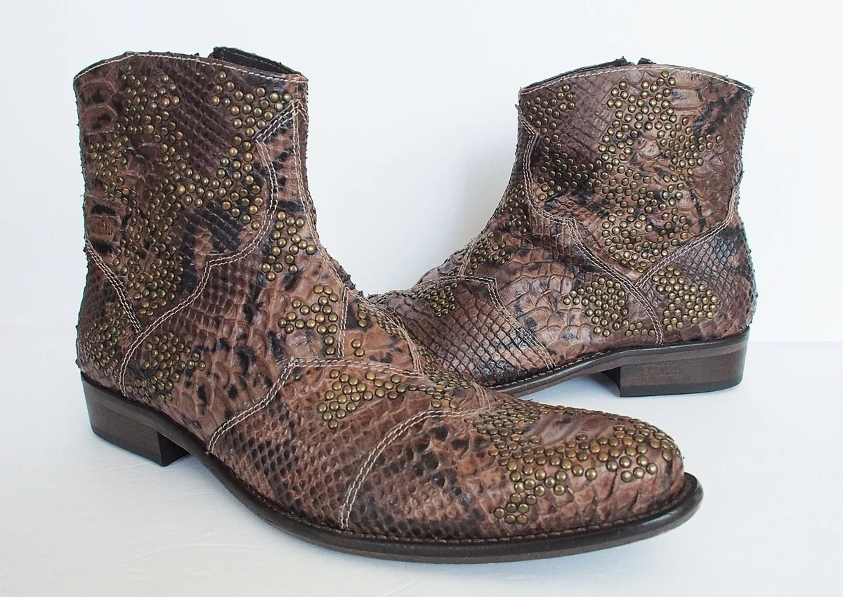 True Religion Leather Upper Brown Boots for Men for Sale  display picture 3
