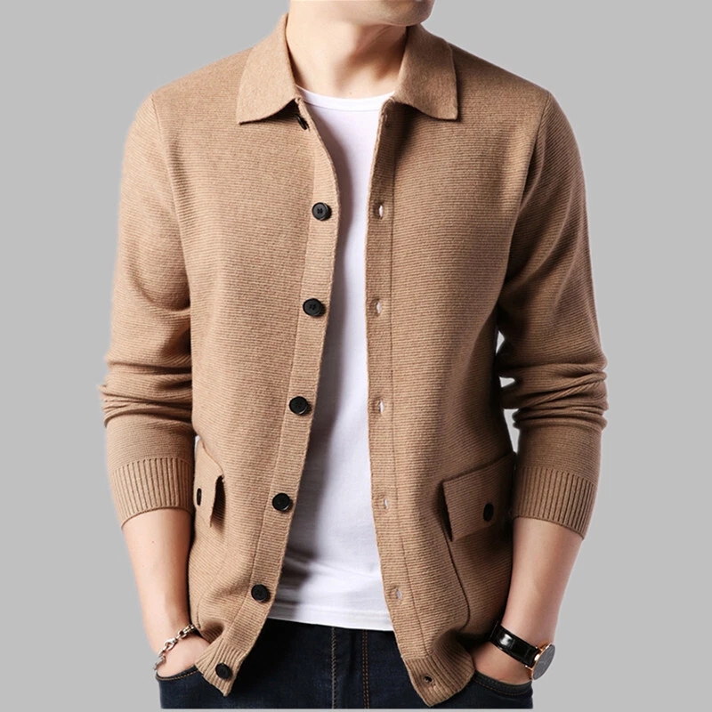 Men Knit Cardigan Jacket Casual Slim Jumper Lapel Coat Warm Sweaters Winter Tops
Opens in a new wind