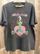 Motley Crue Band Without You Basic Style 90s Charcoal Unisex T shirt Reprint