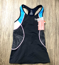 TYR Competitor Women's Small Pullover Racerback Sleeveless Top Multicolor