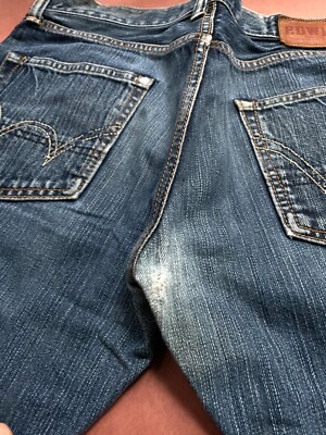 VTG EDWIN 505ZXX 90s JEANS MADE IN JAPAN SELVEDGE DENIM BLUE 32x28