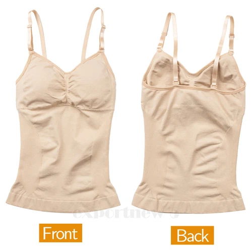 Lady Cami Tummy Firm Control Body Shaper Slimming Waist Shapewear Seamless Vest - Picture 20 of 41