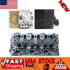 Fits Kubota ZD28 ZD1211 Cylinder Head+Valves Spring+Full Gasket Kit D1105 Engine