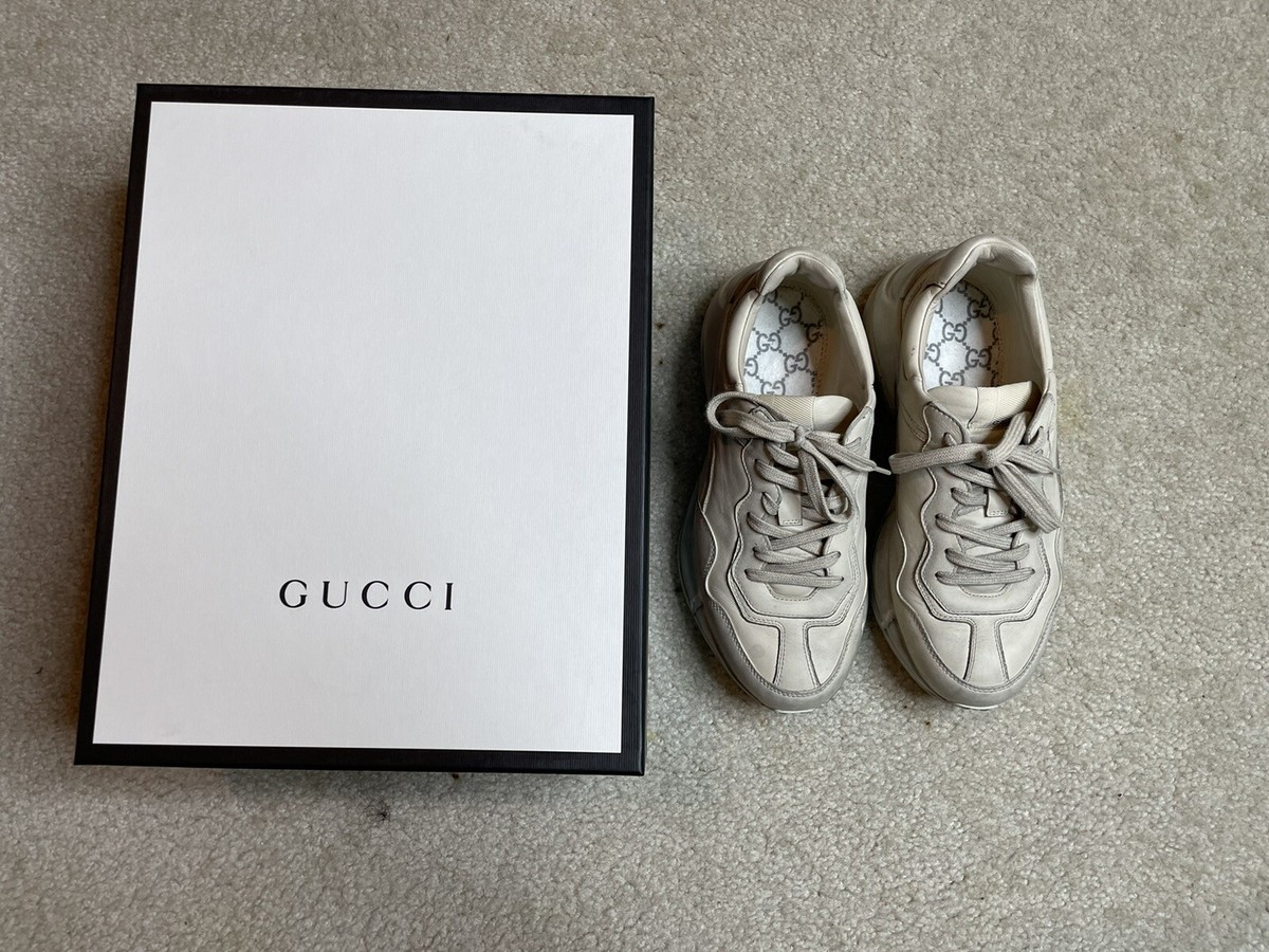 スニーカー GUCCI IVORY FABRIC AND SUEDE SNEAKERS Women's G75 sneaker in white suede | GUCCI® US