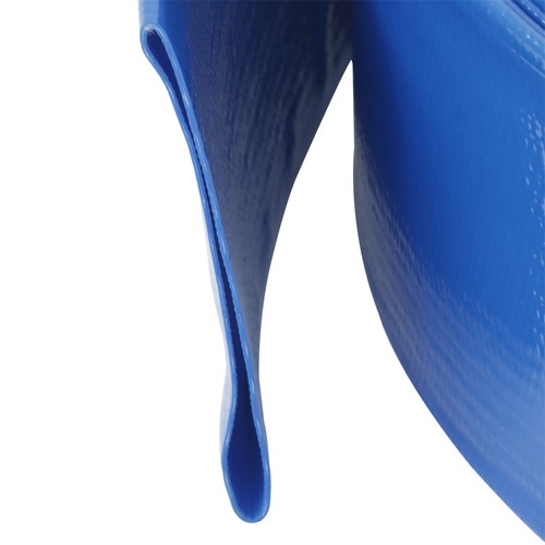 Manguera de retrolavado de piscina de 3" x 100 pies azul PVC mangueras planas para bomba de descarga de agua - Imagen 16 de 17