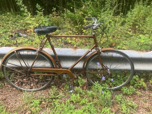 Garde-boue Vintage Raleigh – Vert Bronze – Réflecteur Sturmey Archer – Roues 650