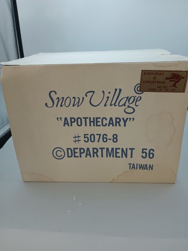 DEPT 56 Original Snow Village Apothecary Apothecy #5076-8 Light & Box LESEN - Bild 10 von 10