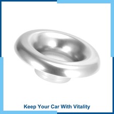 3 Inlet Car Bellmouth Velocity Stack Adapter Air Intake Turbo Horn Silver
