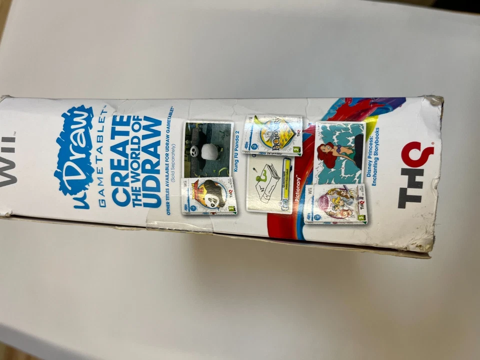 uDraw Game Tablet inc Instant Artist (light wear on box) - Wii UK Release Sealed - Image 3 of 4