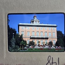 Vintage Switzerland Photo 70s Villa Ciani Lugano Travel Europe 35mm Slide