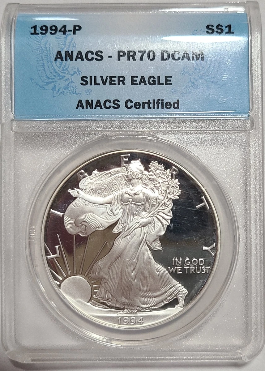 ANACS Certified PR 70 Silver Bullion Coins for sale | eBay