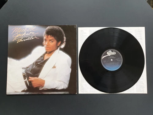 MICHAEL JACKSON - THRILLER 1982 UK PRESS 12" VINYL RECORD LP EX