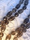 14k Large Faceted Smoky Quartz Necklace — photo 5