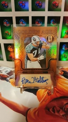 Bruce Matthews Auto 2022 Panini Gold Standard Golden Age Autographs Titans NFL F