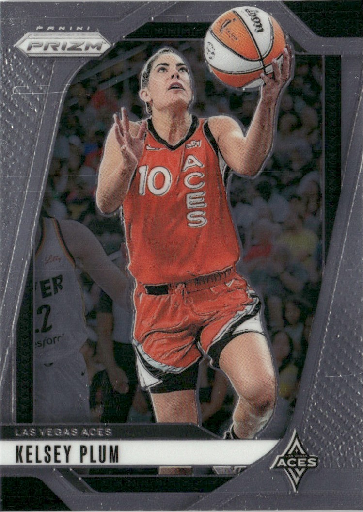 2024-25 Panini Prizm WNBA Basketball Card Base Kelsey Plum Las Vegas Aces #77