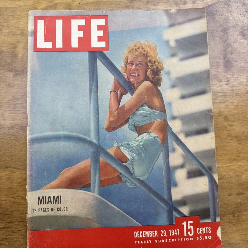 Life Magazine December 29, 1947 Miami