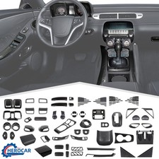 For 2010-2015 Chevrolet Camaro Carbon Fiber Car Interior Full Cover Trim Overlay