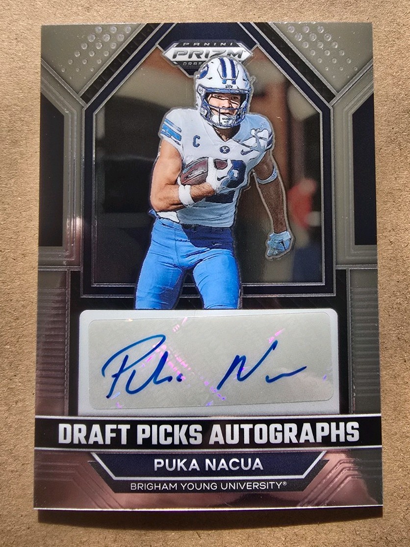 2023 Panini Prizm Draft Picks Puka Nacua Rookie Autograph Rc Auto #DPA-PNU