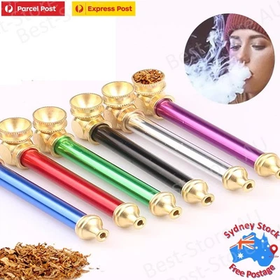 Metal fashion Smoking Pipe, Smoking Tobacco 10cm Cone Brass Washable AU seller - image 1 of 4