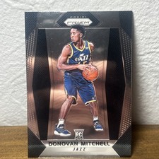 2017-18 Panini Prizm Donovan Mitchell #117 RC Rookie Card. rookie card picture