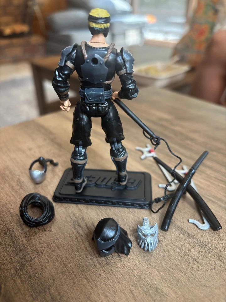 GI Joe 3.75” Pursuit of Cobra Snake Eyes Complete - Image 2 of 2