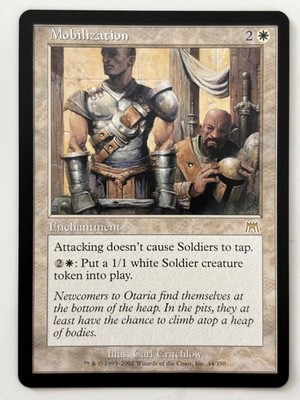 Mobilization Onslaught Light Play MTG Magic the Gathering