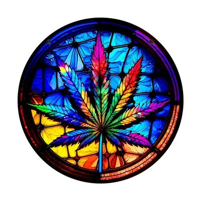 Glasdekor Baum des Lebens Sonnenfänger Acryl Fenster Ornament Lichtspiel