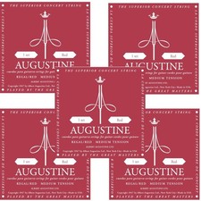 Augustine Guitar Strings 5 Sets Classical Regal Red Medium Tension 531A