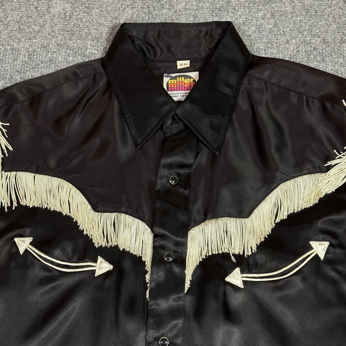 vintage satin western shirt products for sale | eBay