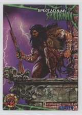 1997 Fleer Ultra Marvel Spider-Man Spectacular Spider-Man Blue Kraven #73 te2