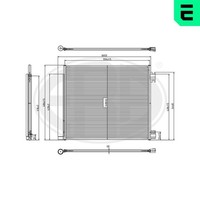 Kondensator Klimaanlage ERA 667356 FüR Renault Kadjar Espace 5 Koleos 2 Austral