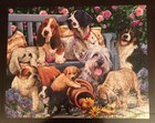 VERMONT CHRISTMAS COMPANY PUZZLE “DOGS ON A BENCH” 1000 PIECES COMPLETE  — photo 5