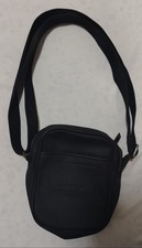 Borsa a tracolla uomo Lacoste nera tela pvc casual messenger piccola