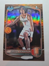 2025 Bowman Chrome 1st Shelton Henderson Miami Reptilian Refractor # BCP-10