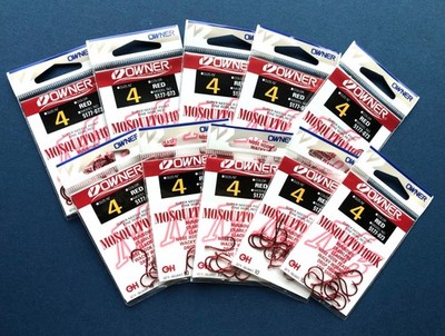Owner 5177-073 Mosquito Octopus Hook Size 4 Needle Point Forged