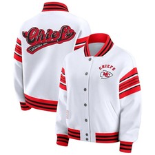 Kansas City Chiefs WEAR by Erin Andrews Women's M Full-Snap Fleece Jacket