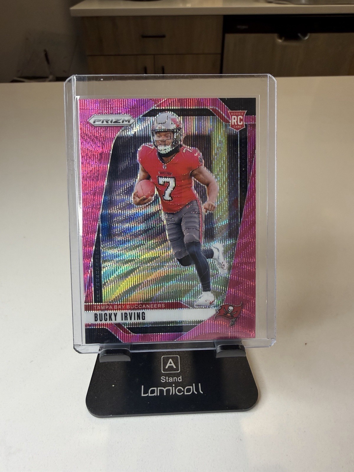 2024 Panini Prizm - Rookies Bucky Irving #316 Pink Wave Prizm (RC)