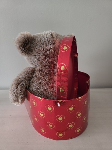 Teddy Bear Plush With Red Heart Box Valentine's Gift - Picture 8 of 9