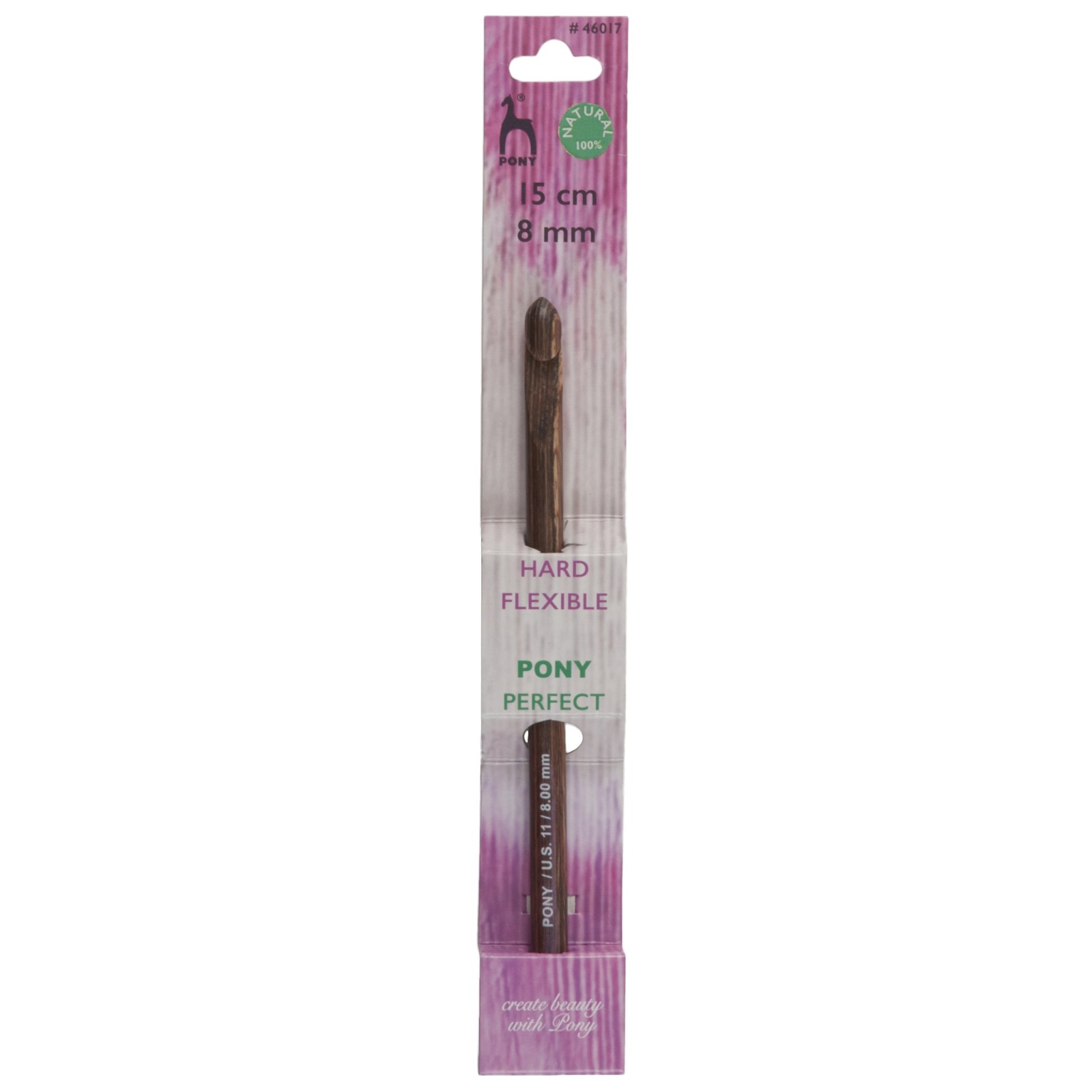 Pony Crochet Hook: Perfect: 15cm x 8.00mm